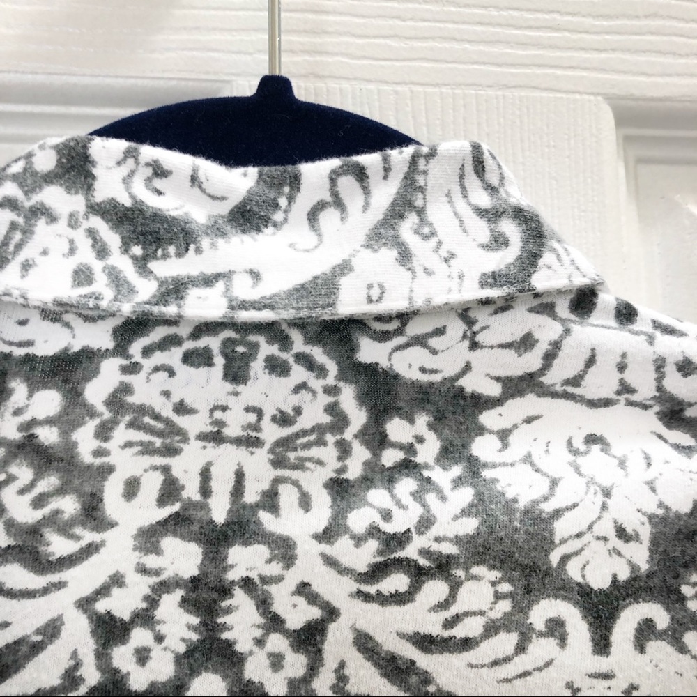 Croft & Barrow Gray/Black Women’s Short Sleeves Buttons Down Shirt Sz S - Picture 6 of 10